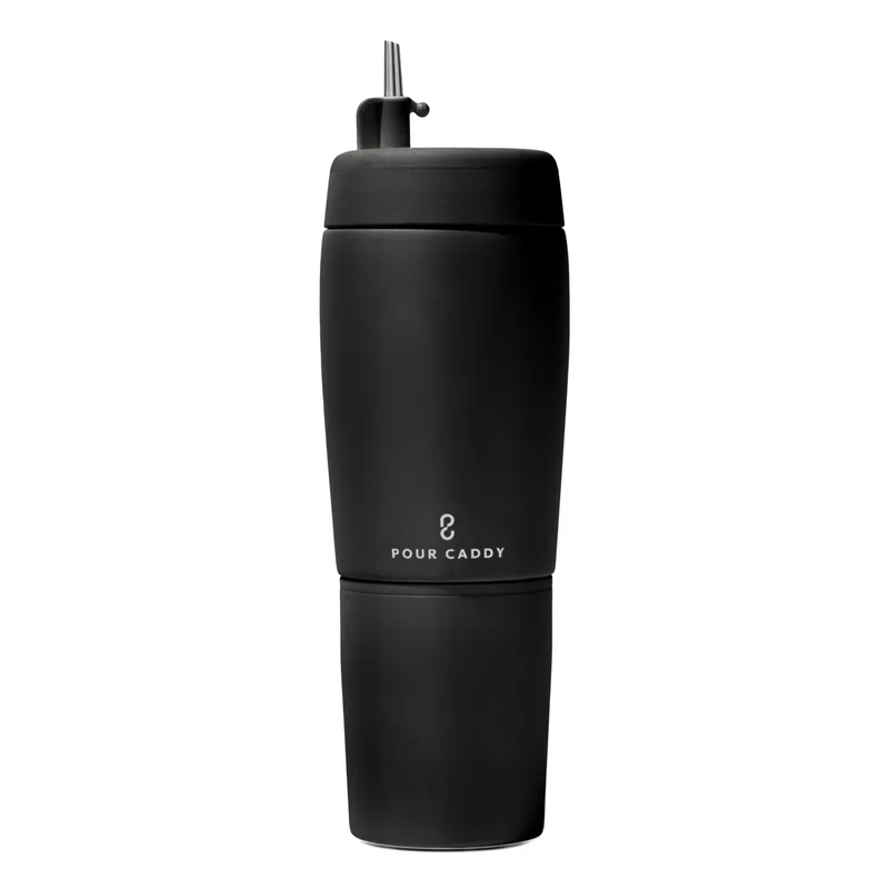 Pour Caddy® 20 oz Insulated Stainless Steel Flask Set view 2