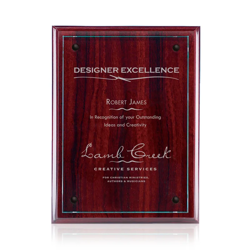 Starfire Crystal, Rosewood, Rosewood 10.5" x 13"