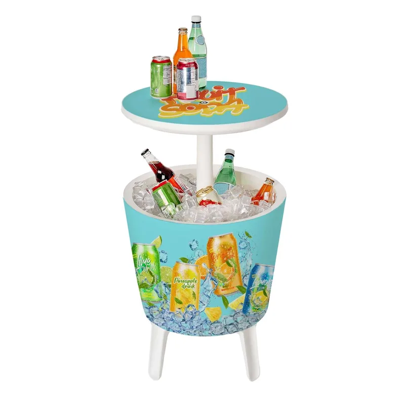 45L Cool Bar Cooler, Wrap Graphic and Lid Decal view 4