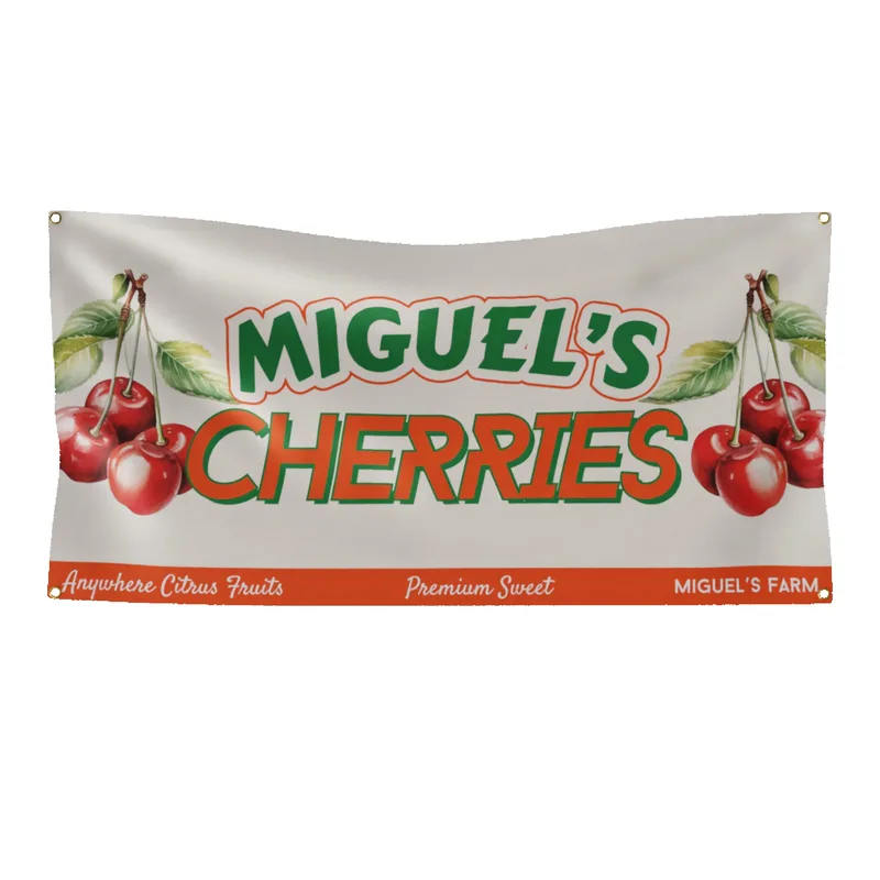 Custom Digital Vinyl Banner with Grommets (Indoor) view 2