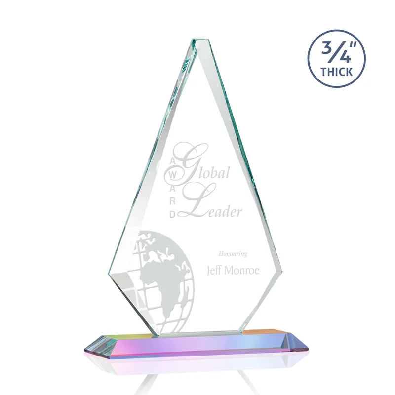 Deep Etch, Standard base, Prismatic, 9" x 13.25"