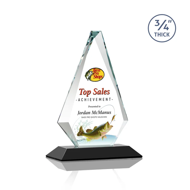 VividPrint™, Standard base, Black, 6" x 8.75" x 3"