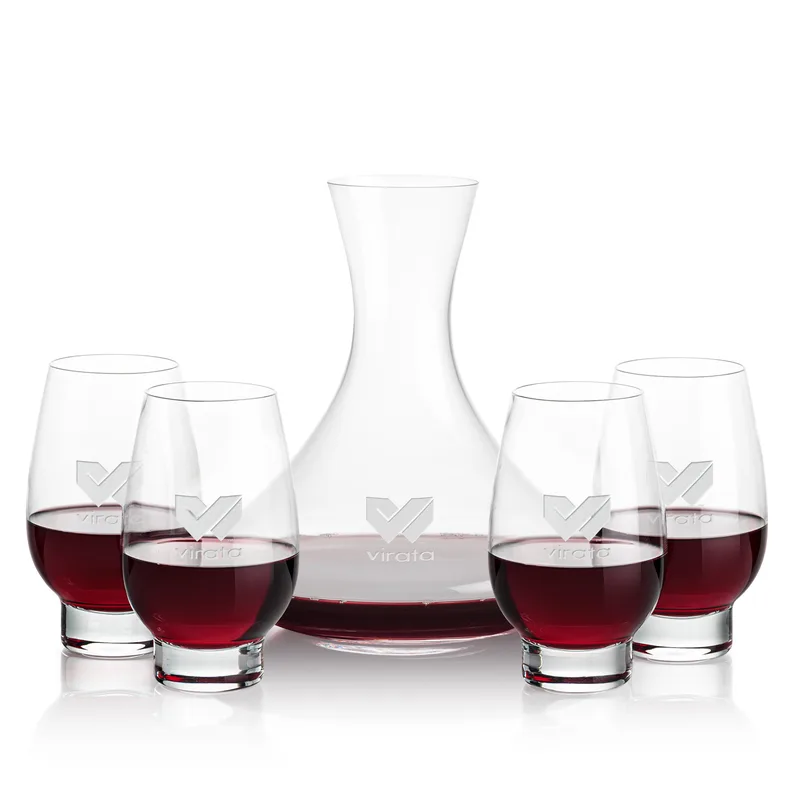 Carafe & 4 Stemless