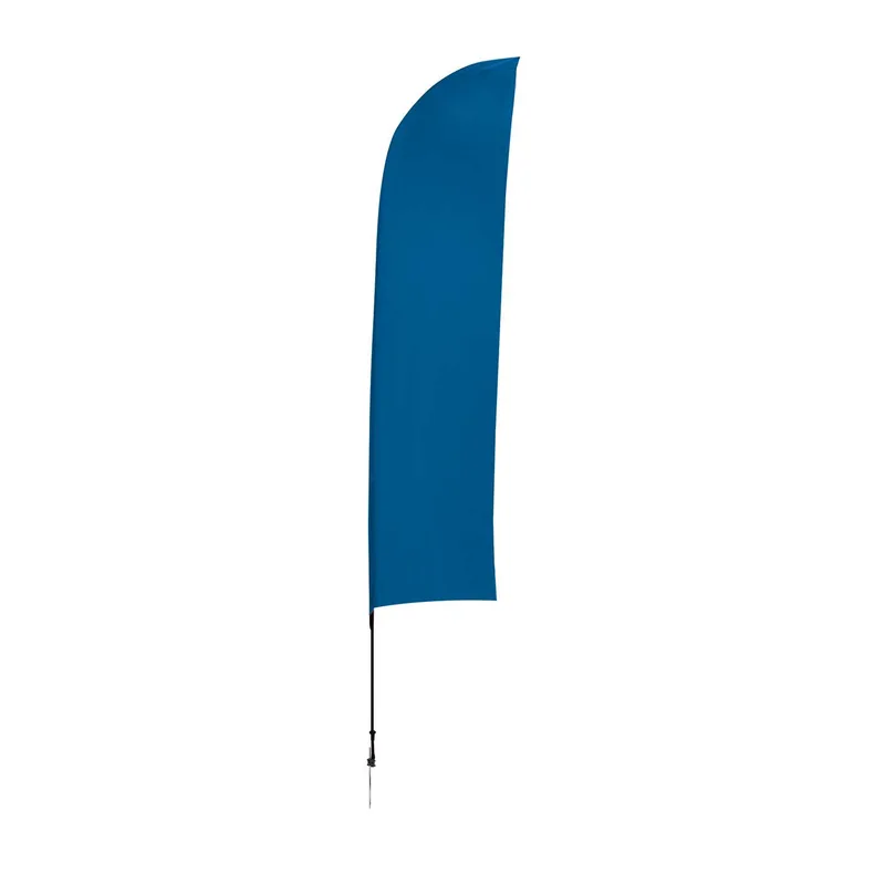 10.5' Solid-Color Blade Sail Sign Flag, 1-Sided, Scissor view 5