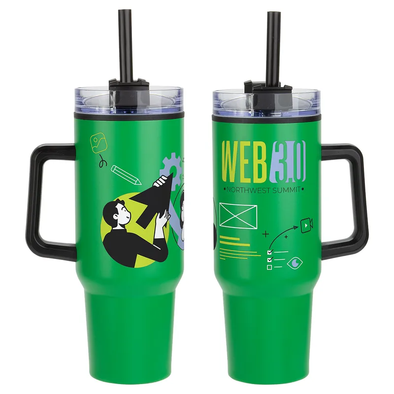 Outpost 40 oz Stainless Steel/Polypropylene Mug view 7