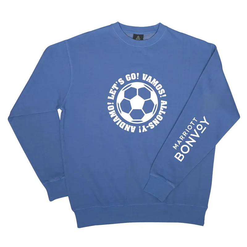 Soccer - ACE Vintage Wash Crew Fleece view 4