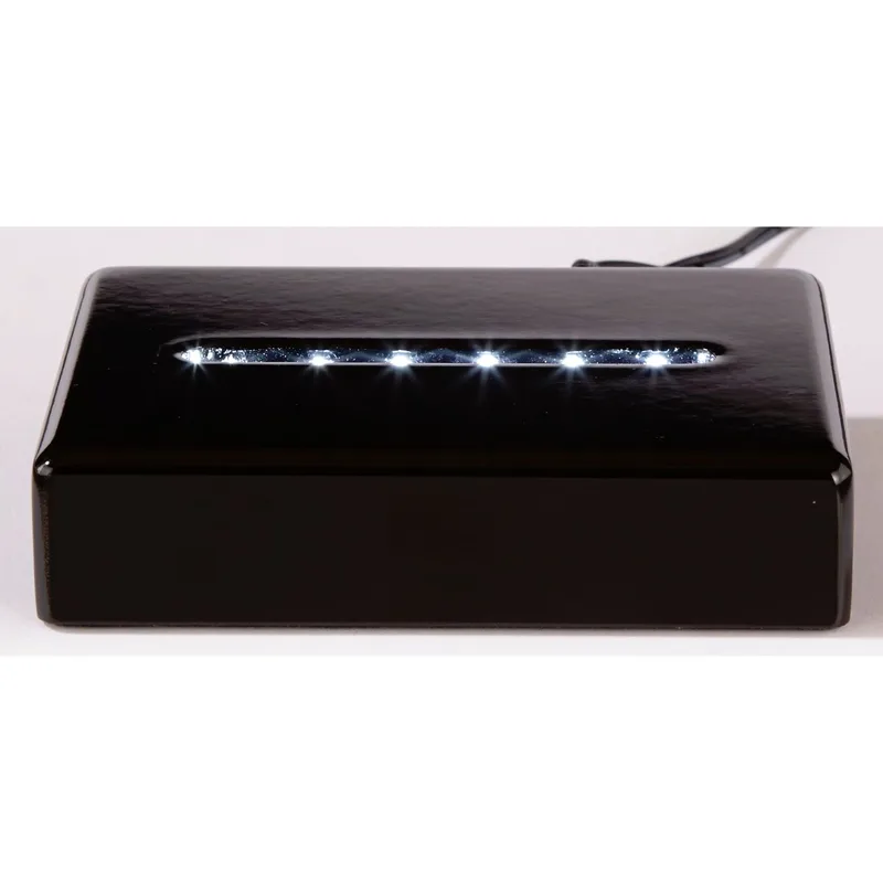 Deluxe Black Rectangle Lighted Base view 3