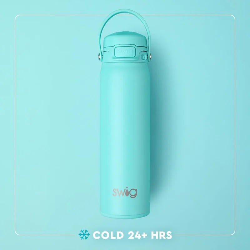 22 oz SWIG® Stainless Steel Insulated Leakproof EZ Fill Water Bottle view 3