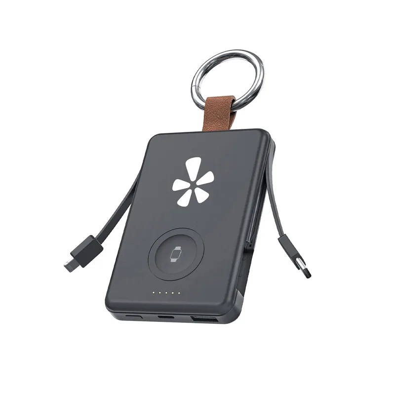 Velanova 5,000 mAh Power Bank with Apple & Samsung Watch Charging view 4