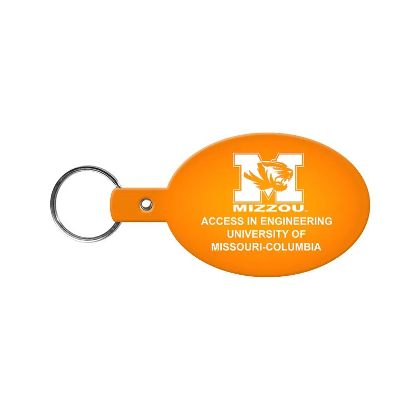 Oval Flexible Key Tag view 4