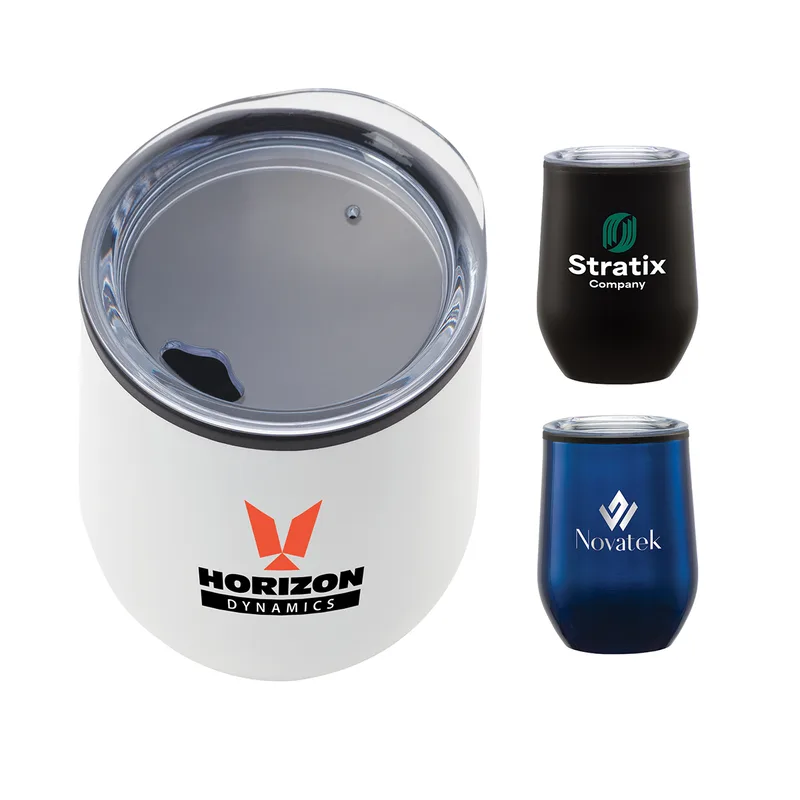 Toscana 12 oz. Double Wall Steel/ Recycled PP Liner Tumbler