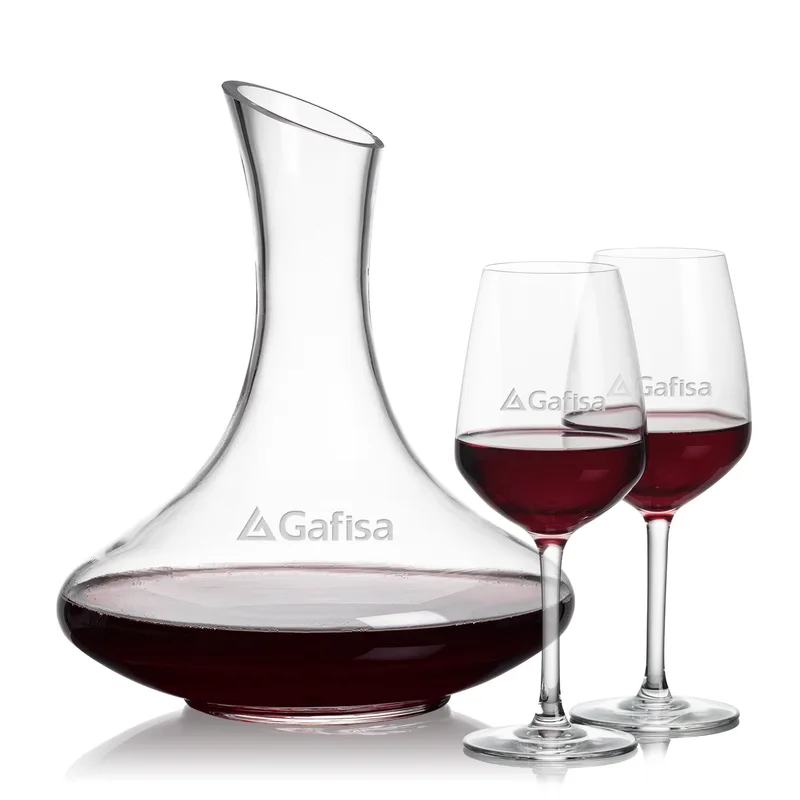 Carafe Stemmed Set, Mandelay Set, Carafe & 2 Wine