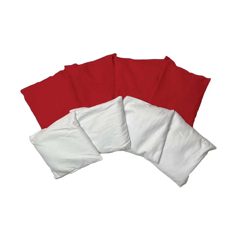 Portable Cornhole, 4 Red & White Bean Bags view 2