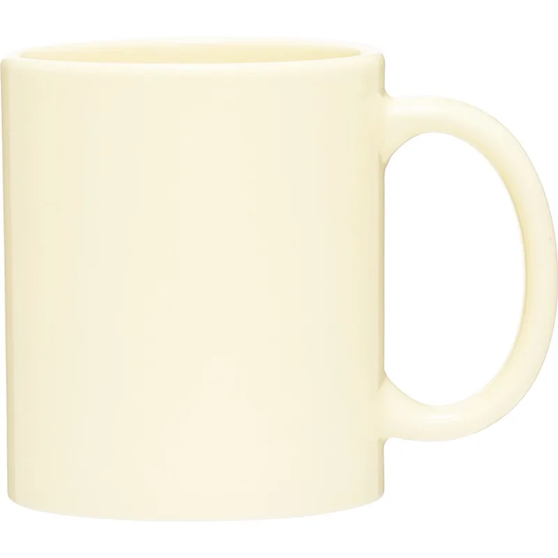 11 oz C-Handle Ceramic Mug (Almond) view 2