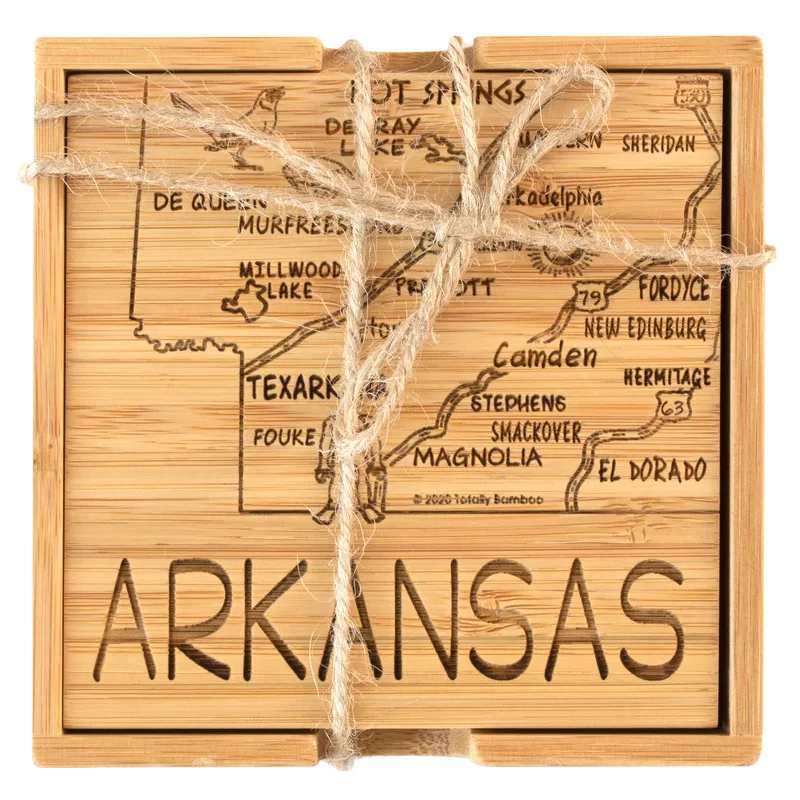 Arkansas Puzzle Coaster Set view 3