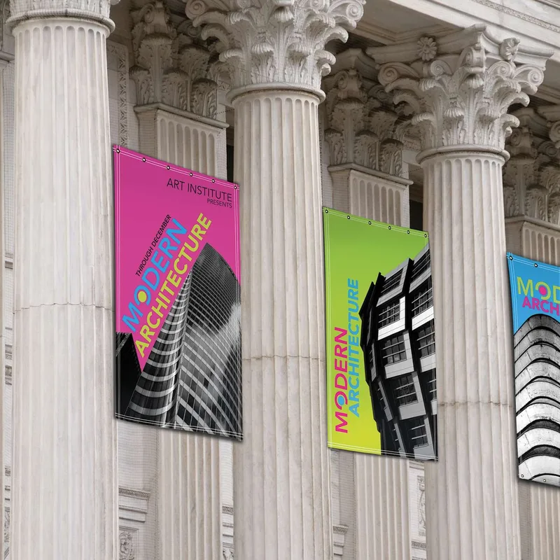 2' x 6' 18 oz. Vinyl Banner Double-Sided view 3