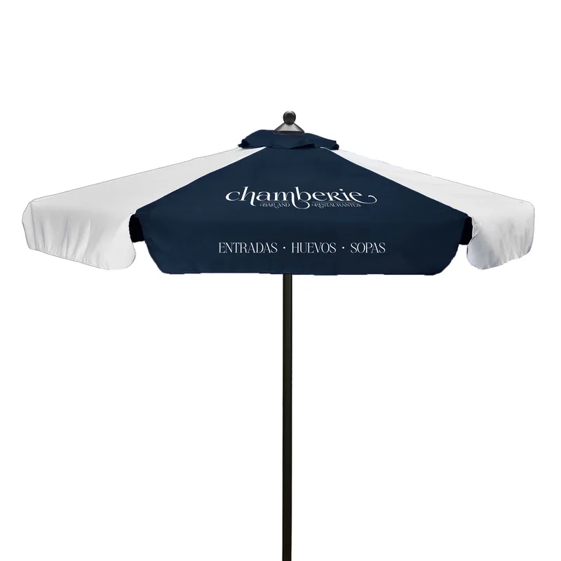 7' Steel Market Umbrella Kit With Valance (2 Imprints) view 5
