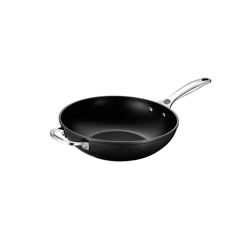 Le Creuset 12" Toughened Nonstick Pro Stir Fry Pan W/ Helper Handle