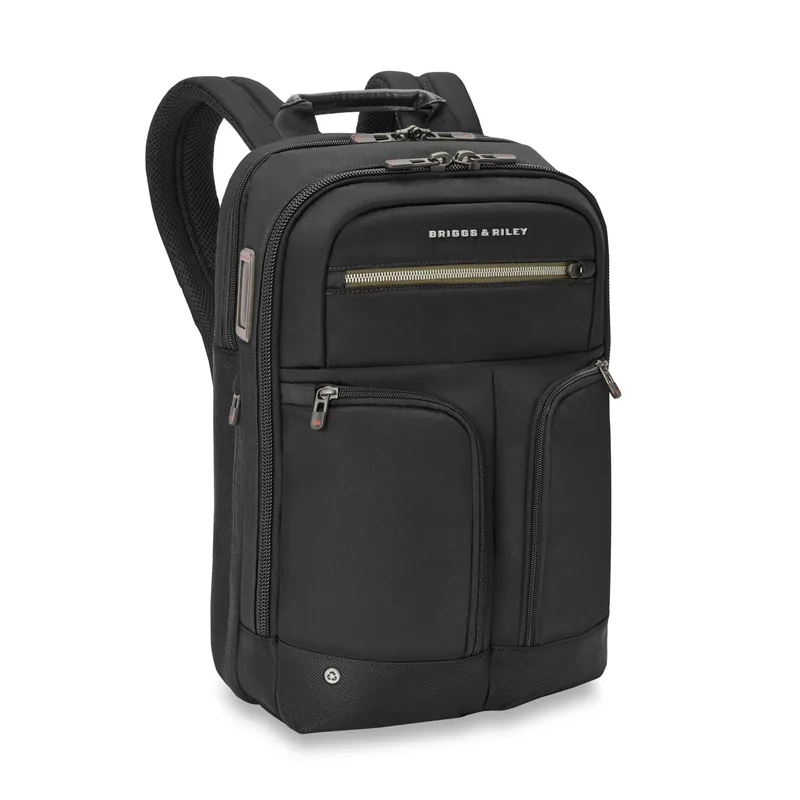 Briggs & Riley H·T·A Slim Expandable Backpack - Black