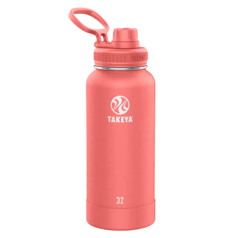 32 oz Takeya® Stainless Steel Insulated Active Water Bottle w/ Spout Lid view 3