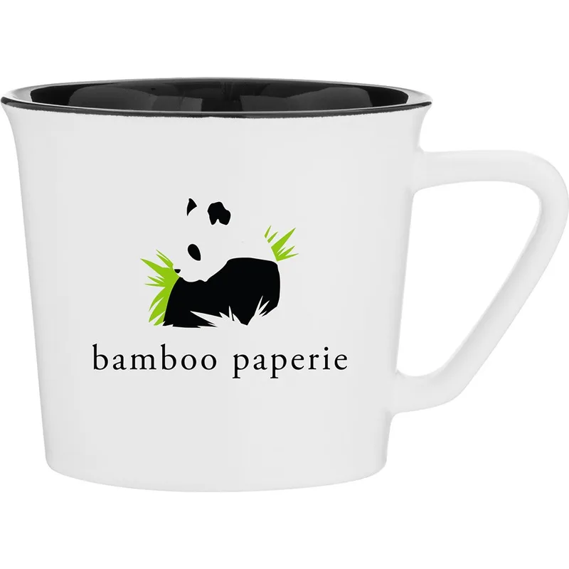 11 oz Cavetto Ceramic Mug (Black)
