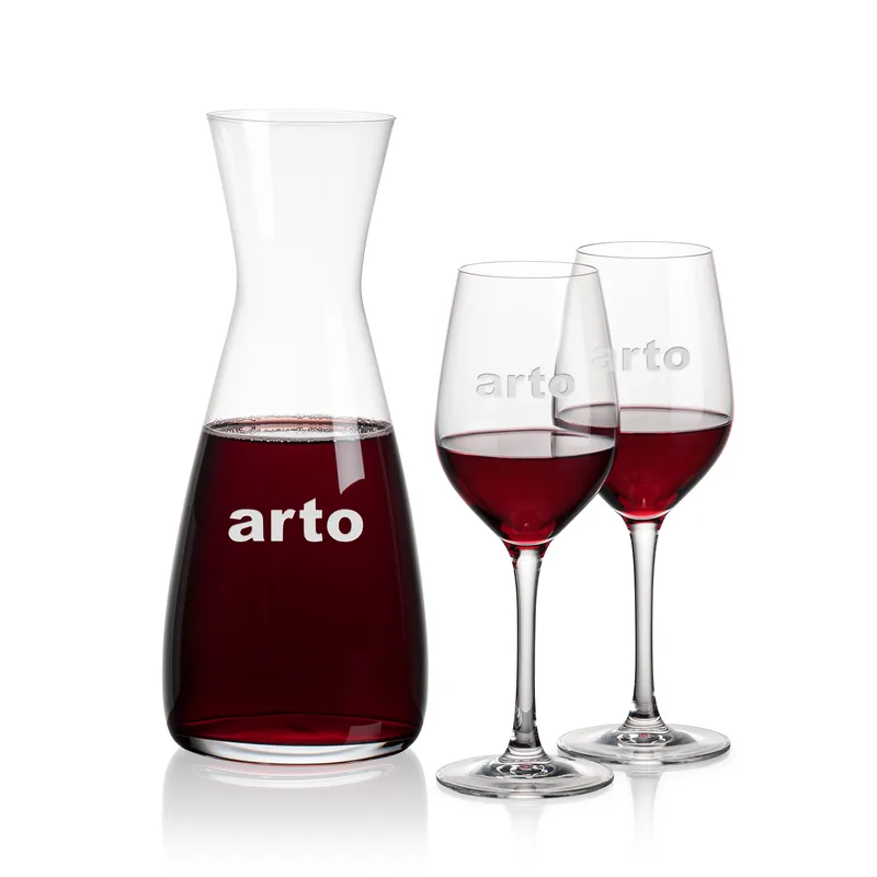 Carafe & 2 Wine