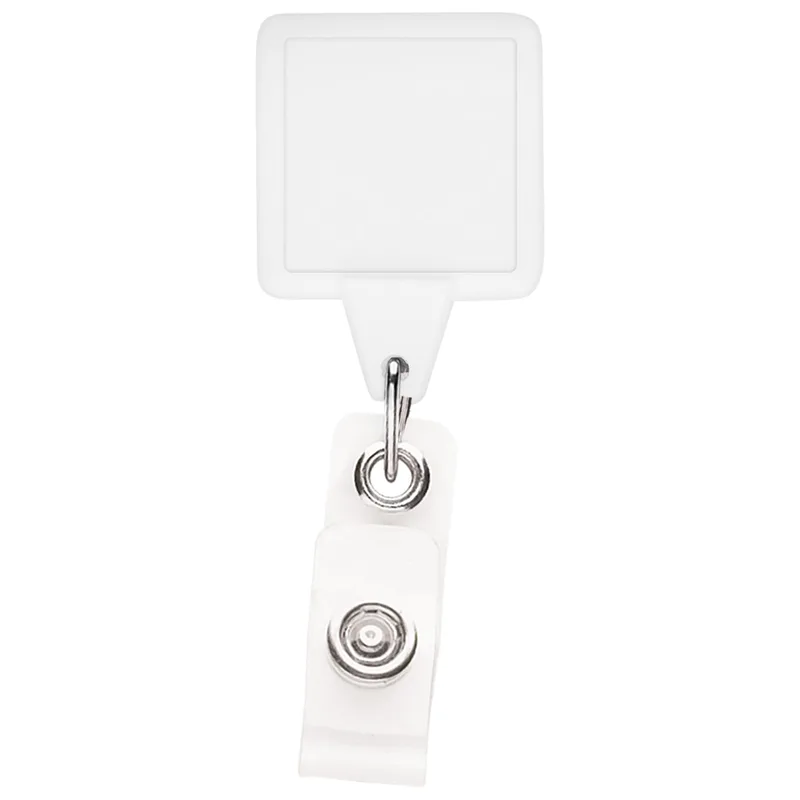 "Best" Square Retractable Badge Reel view 2