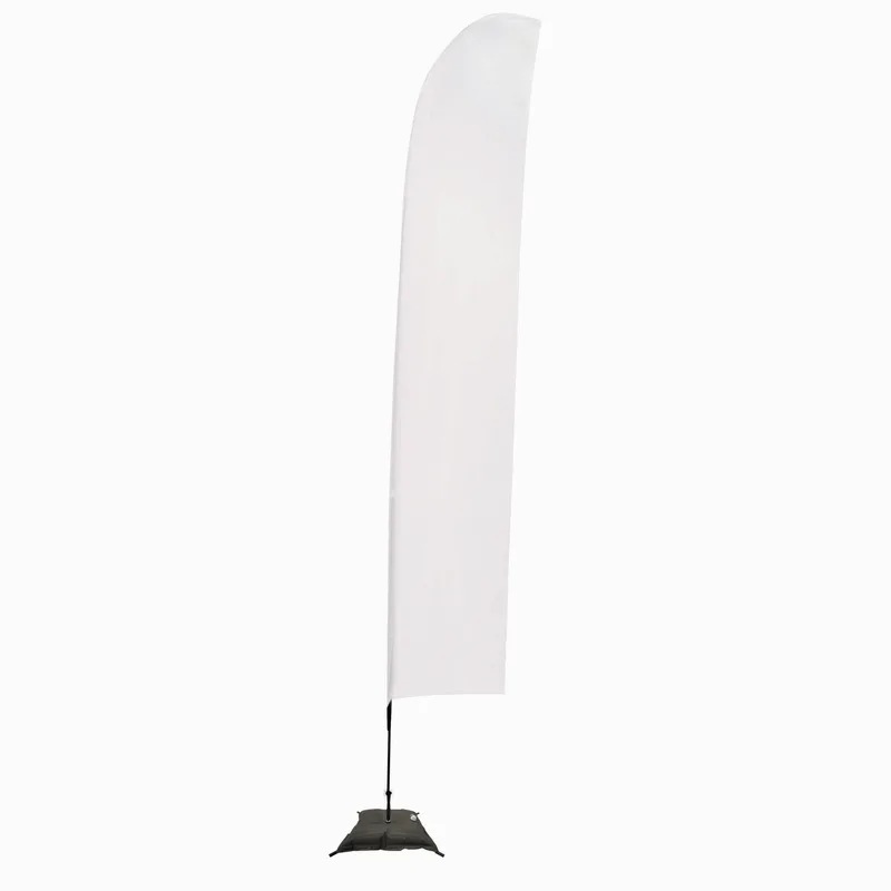 17' Streamline Blade Sail Sign Flag, 1-Sided, Scissor Base view 2