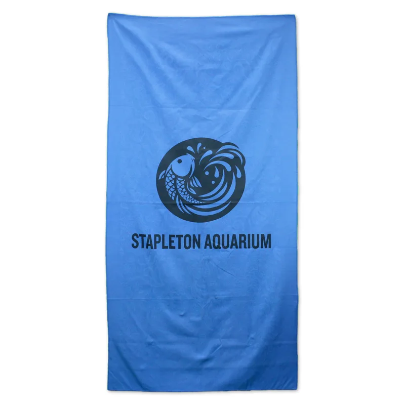Microsuede Beach Towel (1 Color Imprint) view 3
