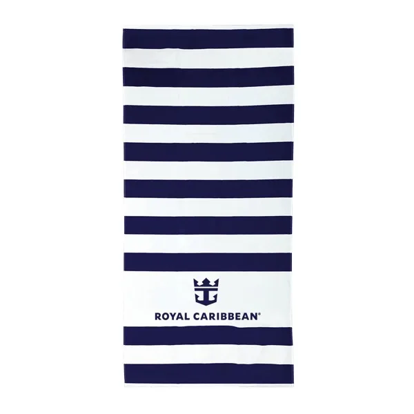 White/Navy Screen Print
