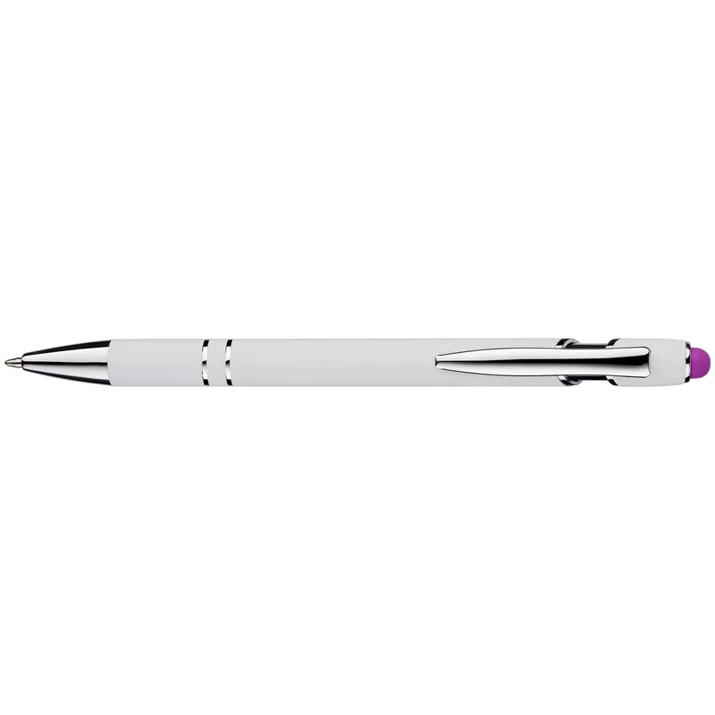 White/Purple Blank Front
