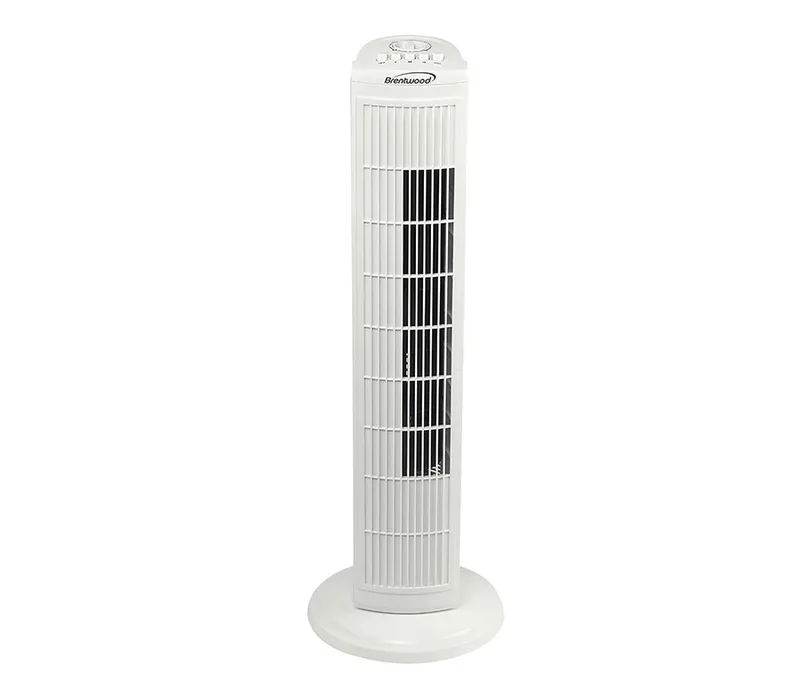 30'' White Tower Fan