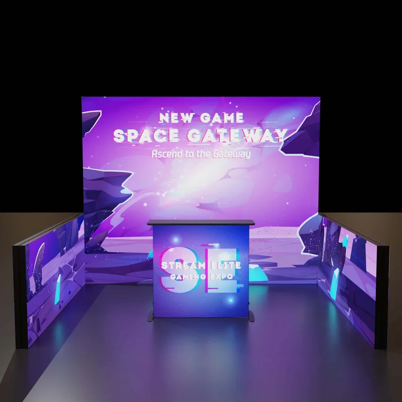 8'H Astra Plus Modular Booth Kit 1 view 5