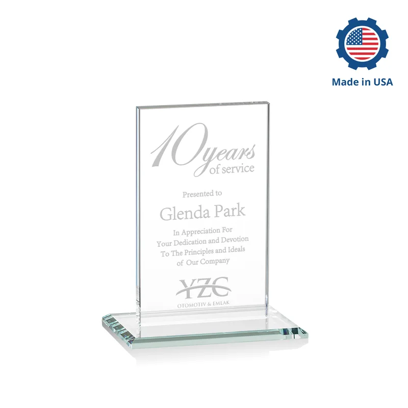 Deep Etch, Standard base, Clear, 4" x 5.375" x 3"