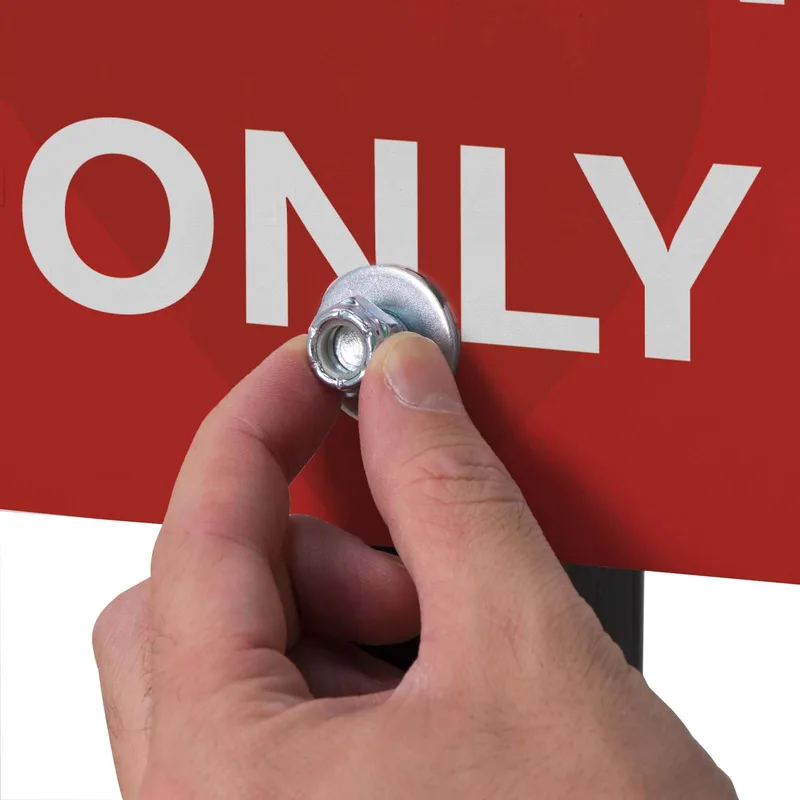 60" Rover Portable Sign Post Double-Sided Kit view 4