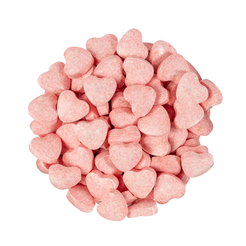 Domed Tin - Imprinted Conversation Hearts view 3