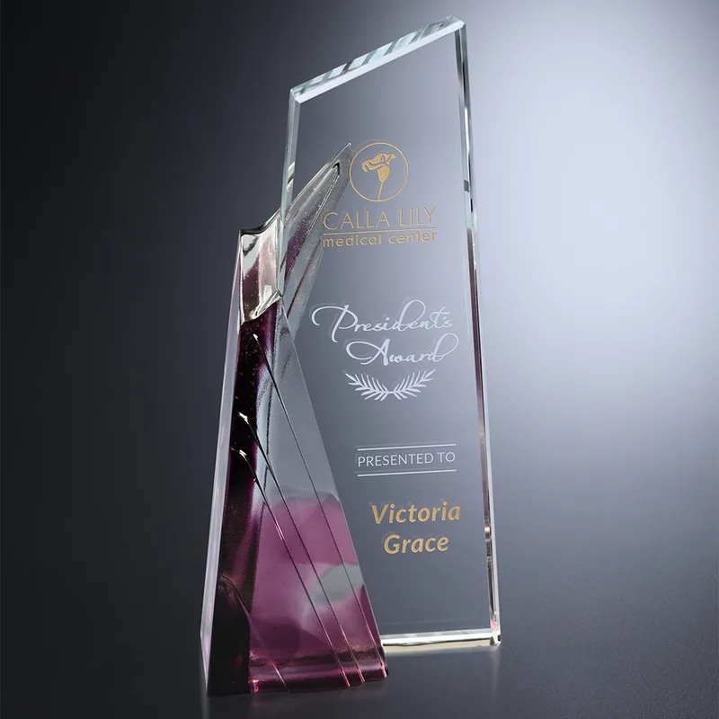 Achievement Purple Award 8-1/2"