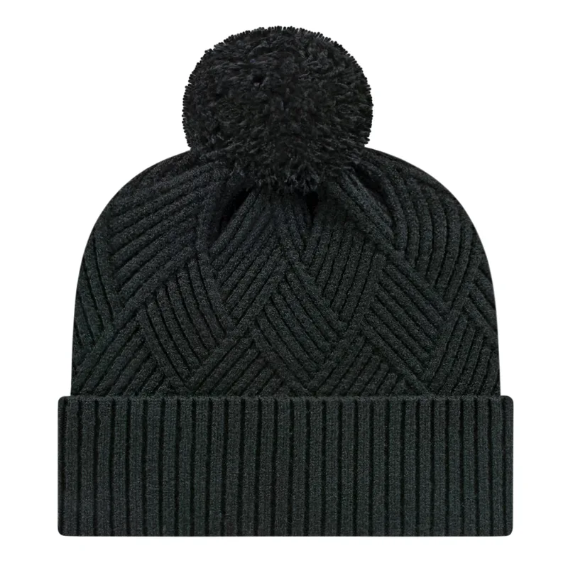 Premium Diagonal Weave Knit Cap With Cuff view 3