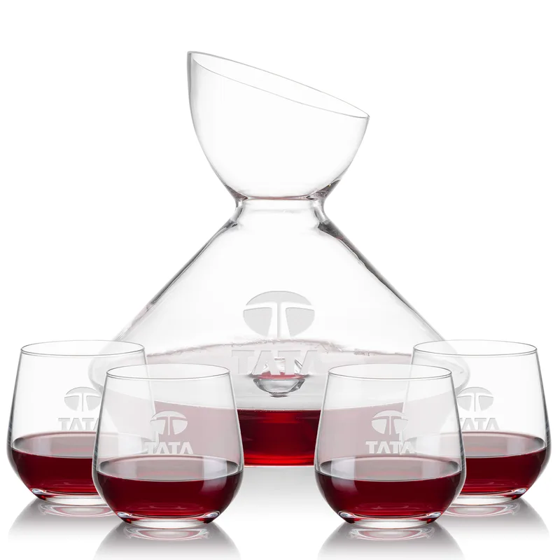 Carafe & 4 Stemless