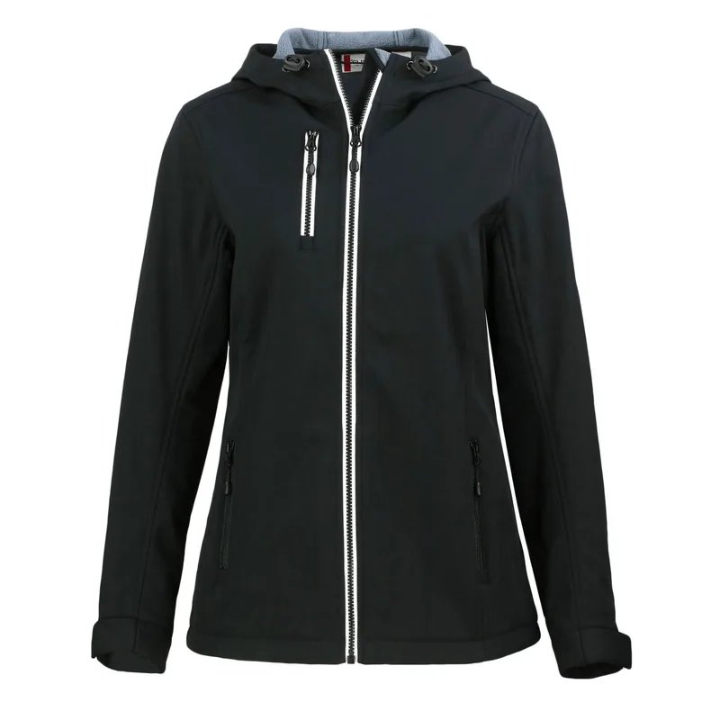 Clique Telemark Eco Stretch Softshell Full Zip Womens Hooded Jacket view 5