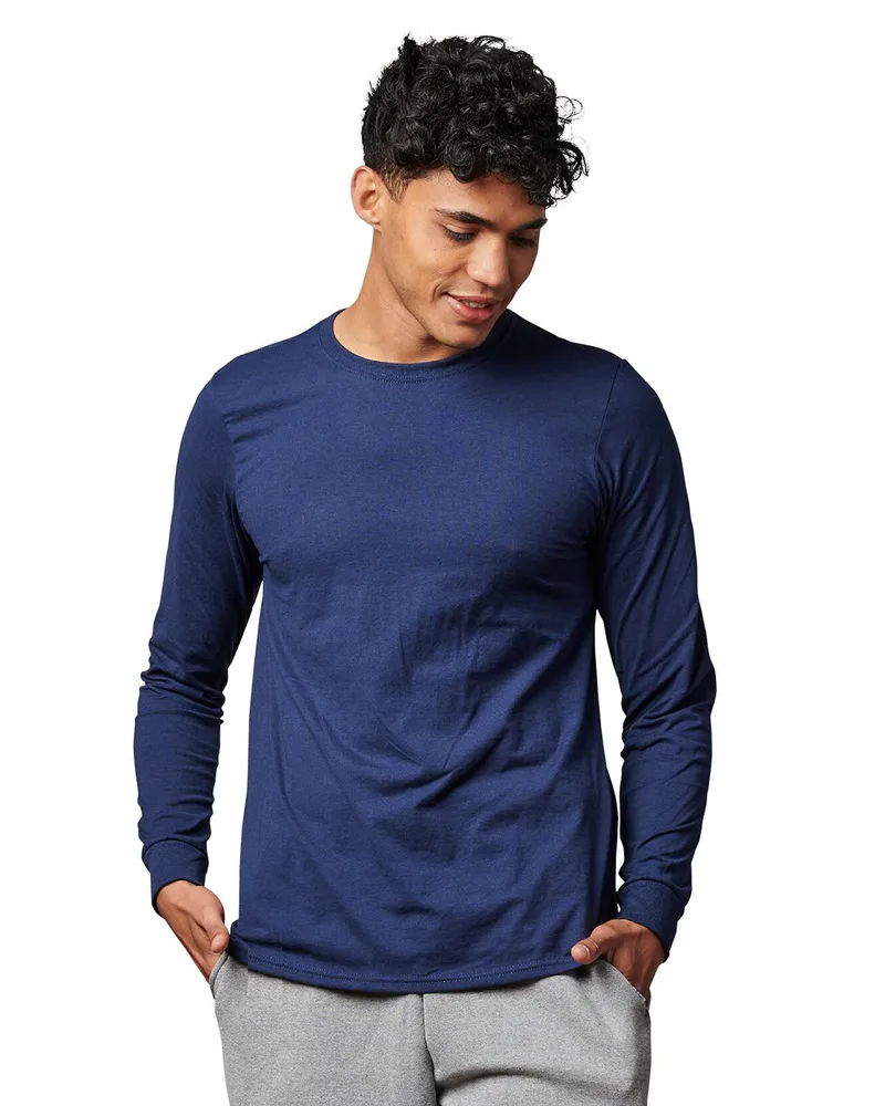 Russell Athletic Unisex Cotton Classic Long-Sleeve T-Shirt view 3
