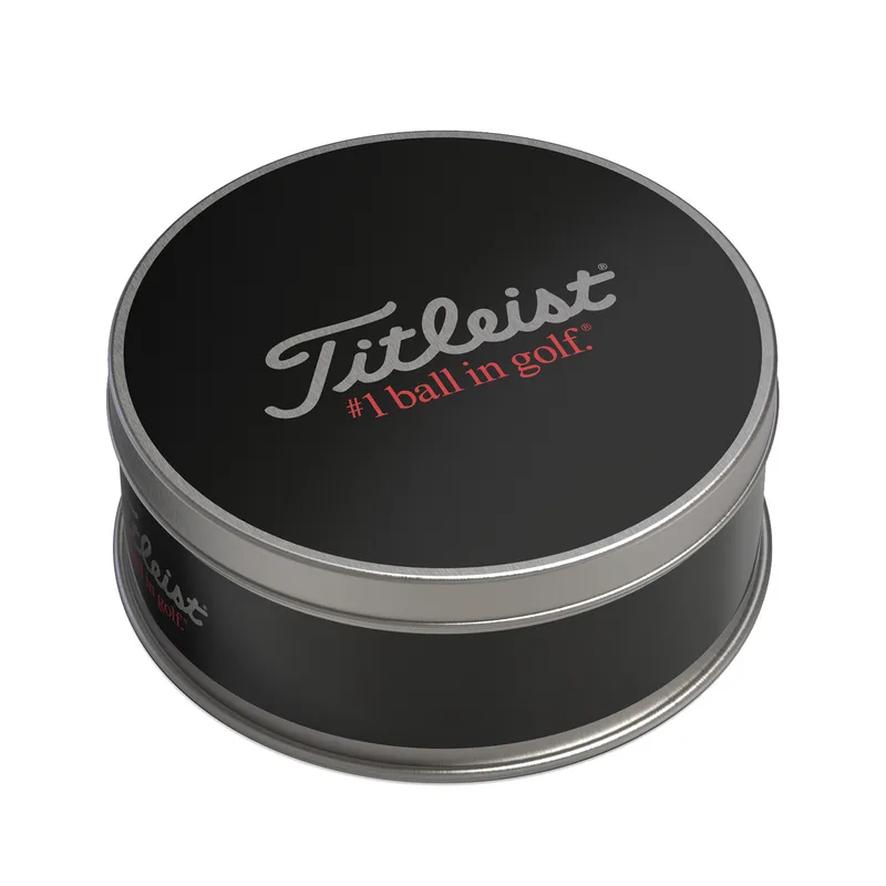 Black/White Logo Closed Tin