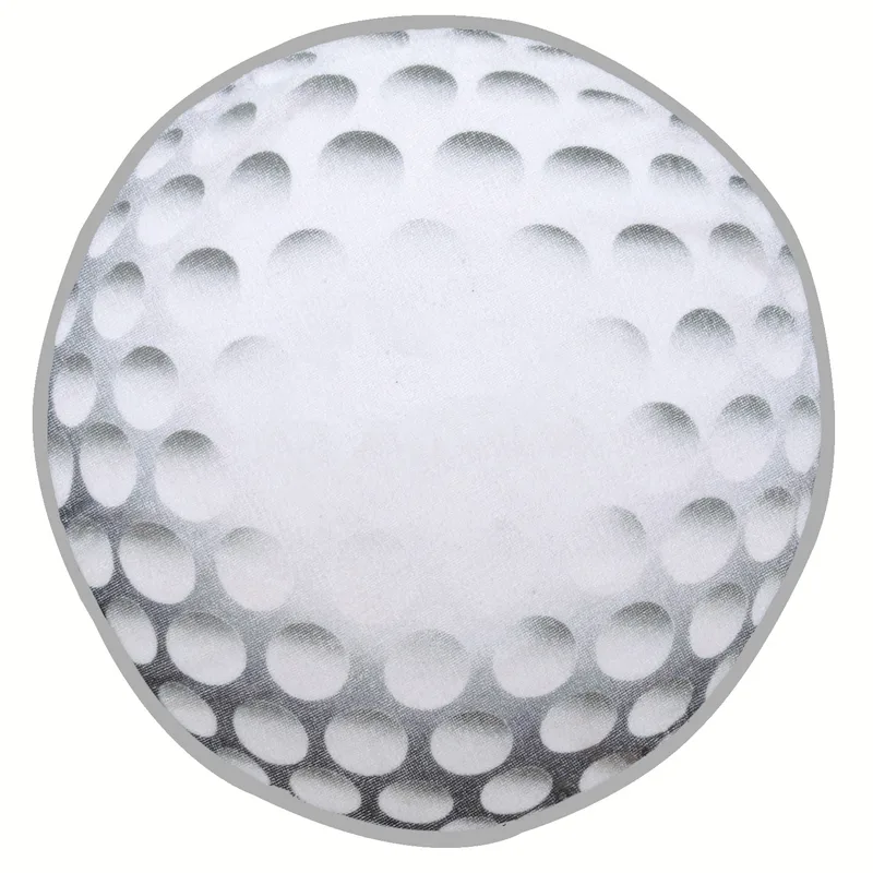 Fiber Reactive Golf Ball Shaped Sport Towel (Screen Print) view 2