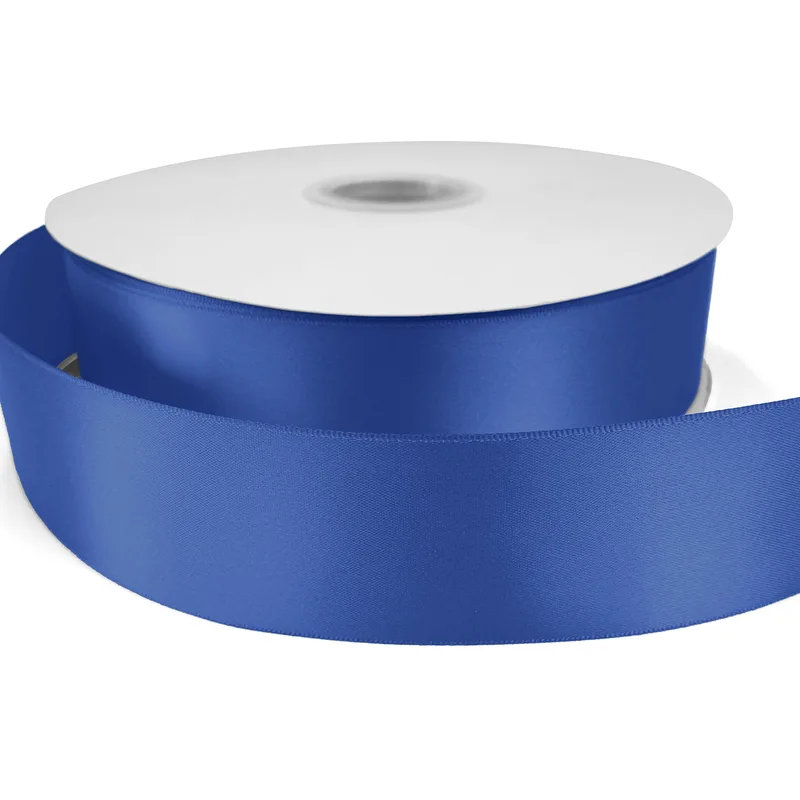 1 1/2" Bridal Satin Ribbon - 25yd Roll - Foil Print view 2