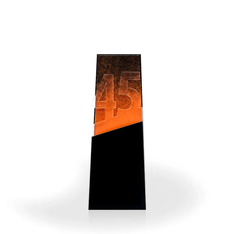 45 Flow Acrylic Desktop Award view 2