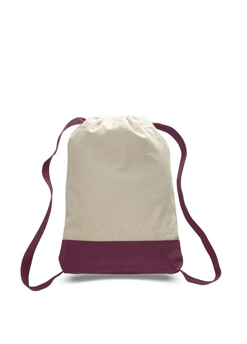 Natural Beige/Maroon Red