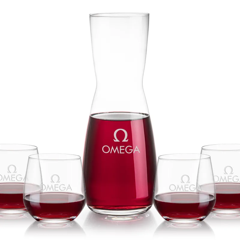 Carafe & 4 Stemless