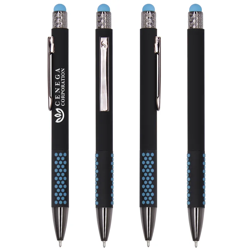 Honeycomb Stylus Gel Pen view 2