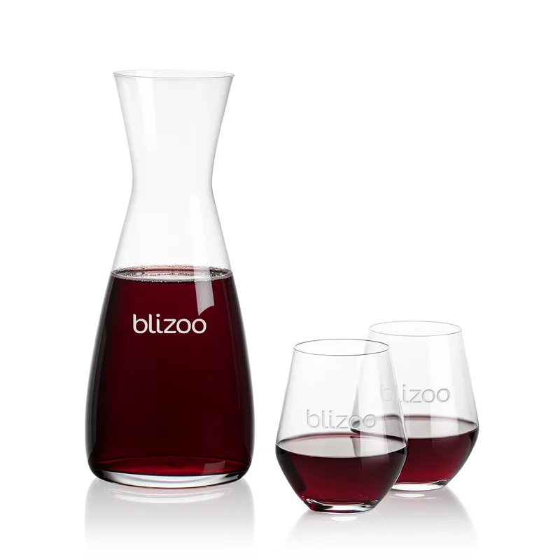 Carafe & 2 Stemless