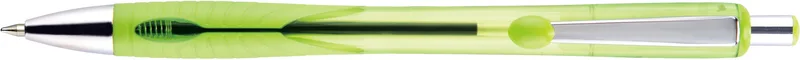 Translucent Lime Green/Silver Blank Clip View